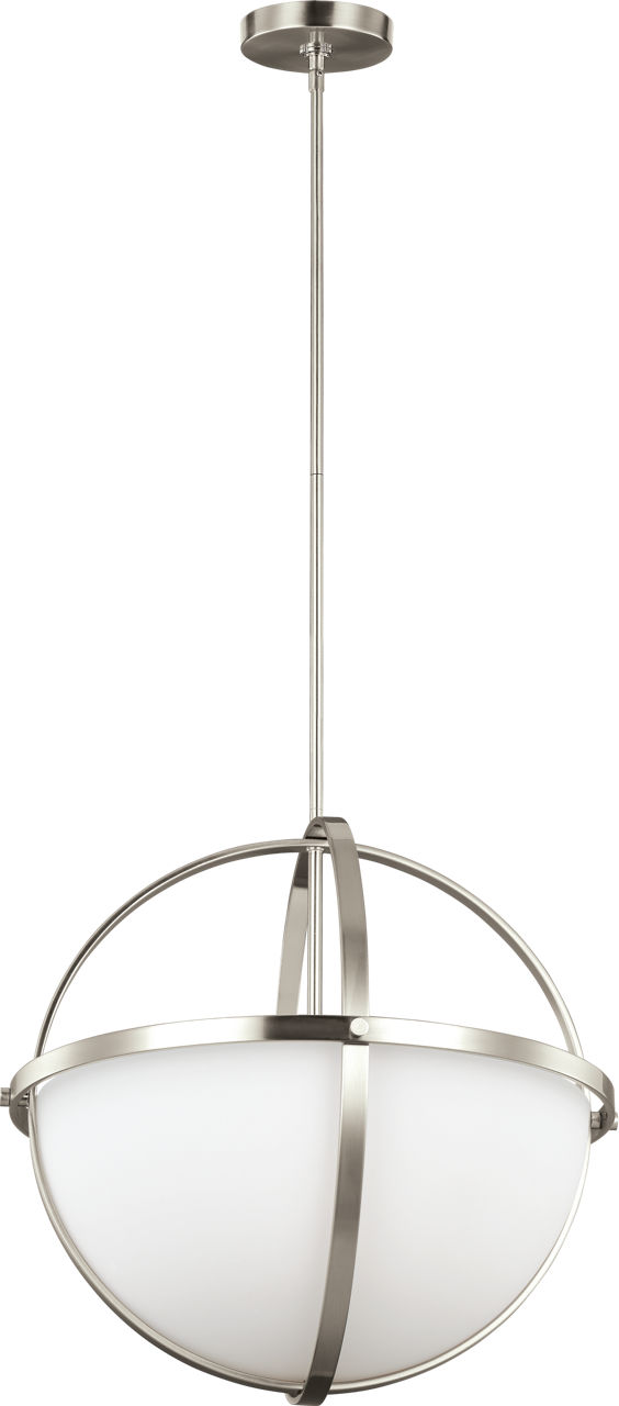 Alturas Three Light Pendant Brushed Nickel