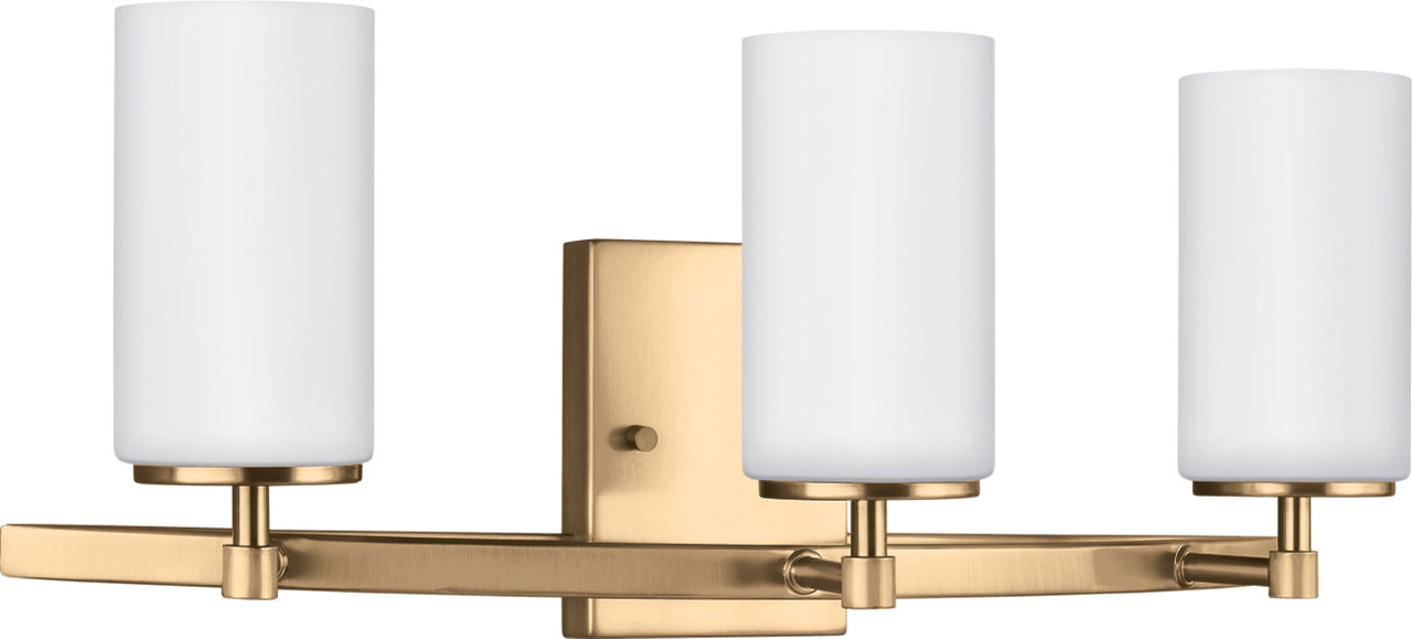 Alturas Three Light Wall / Bath Satin Brass