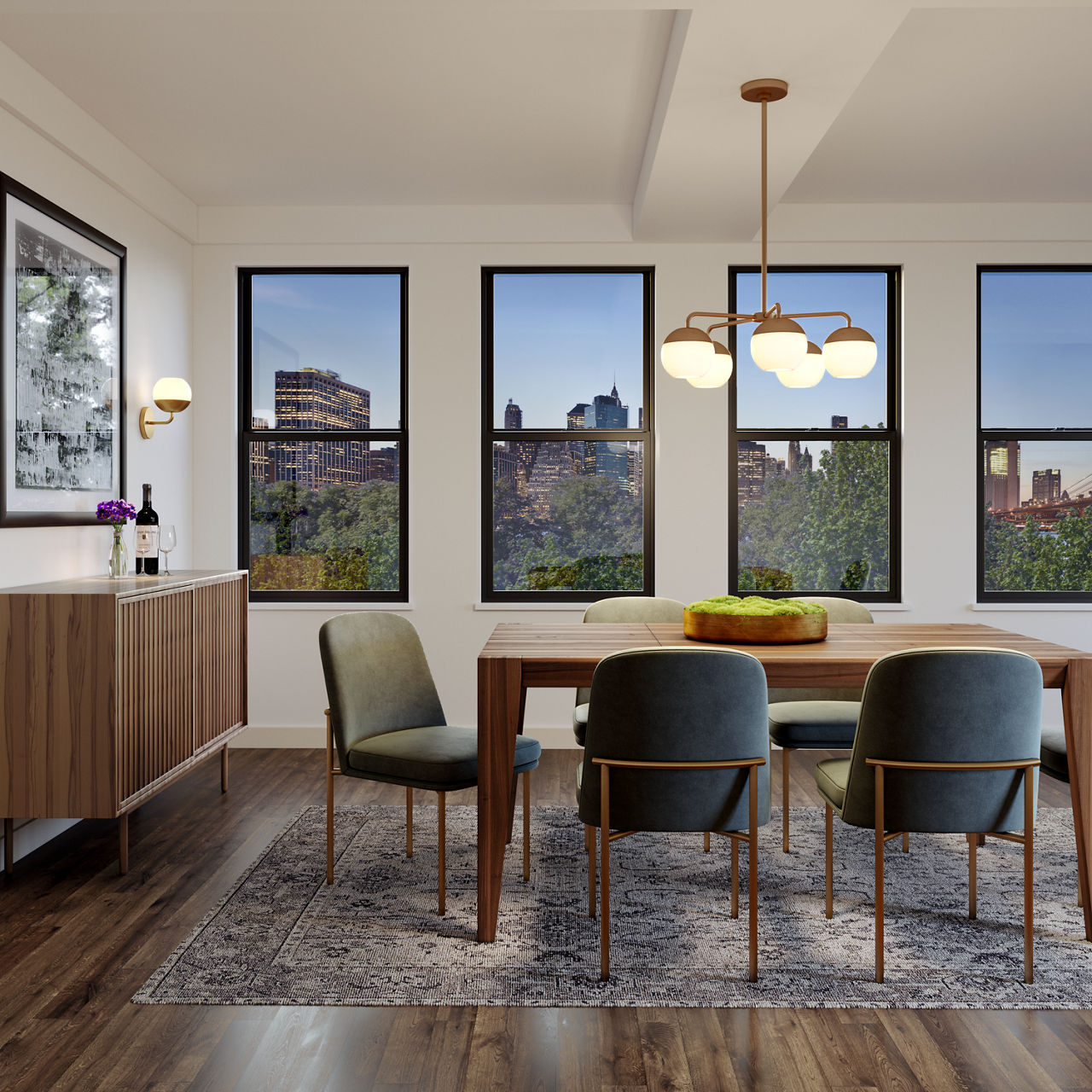 Alvin Five Light Chandelier