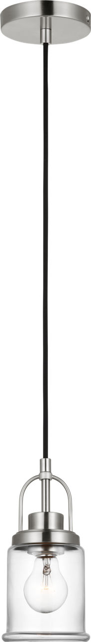 Anders One Light Mini-Pendant Brushed Nickel