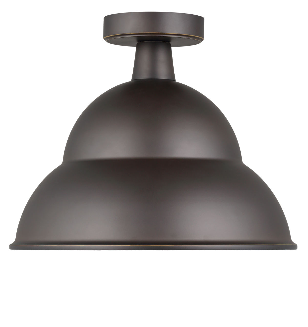 Barn Light One Light Outdoor Flush Mount Antique Bronze Bulbs Inc