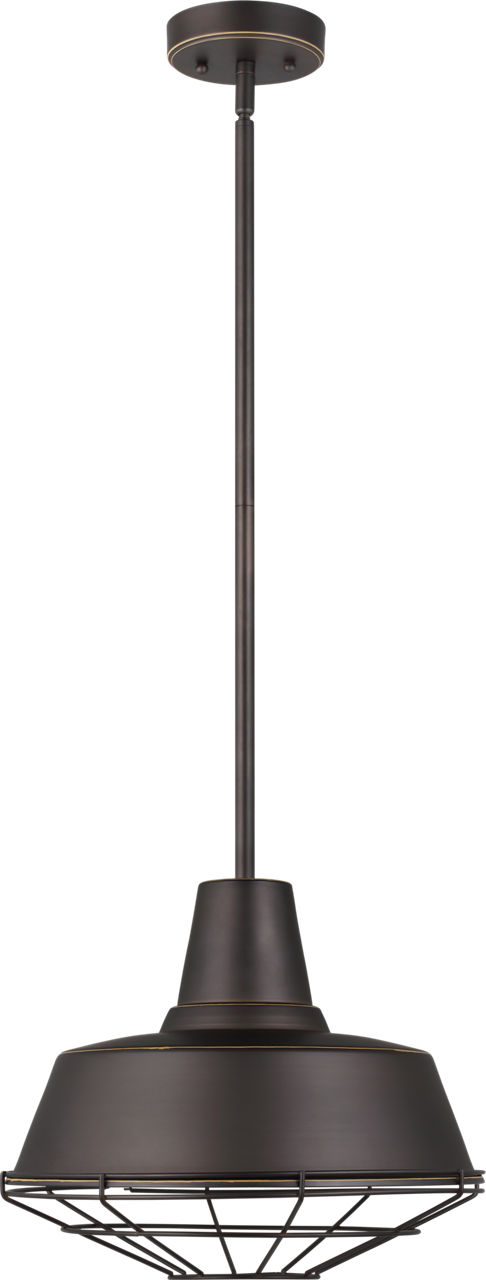 Barn Light One Light Outdoor Pendant Antique Bronze