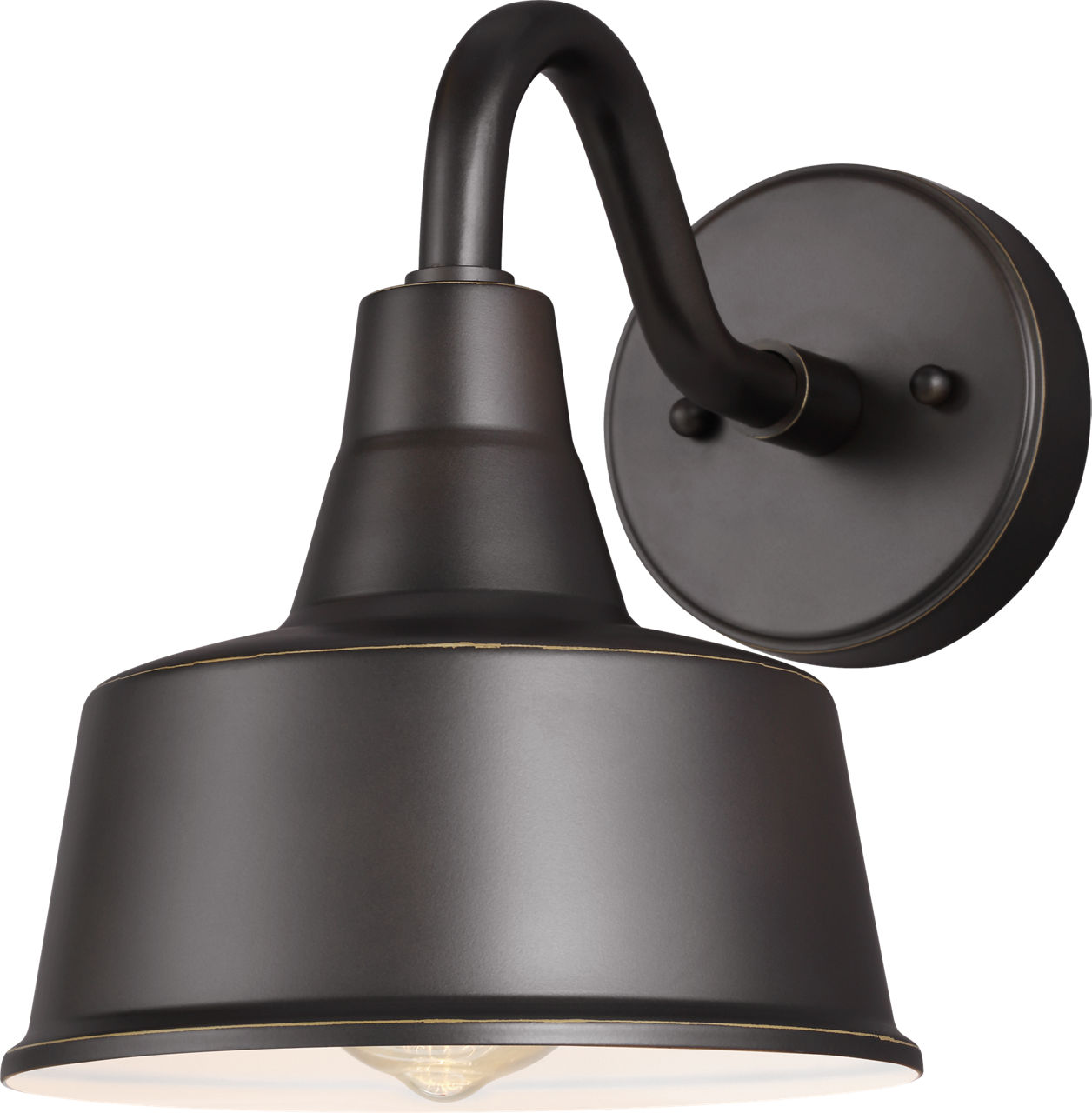 Barn Light Small One Light Outdoor Wall Lantern Antique Bronze