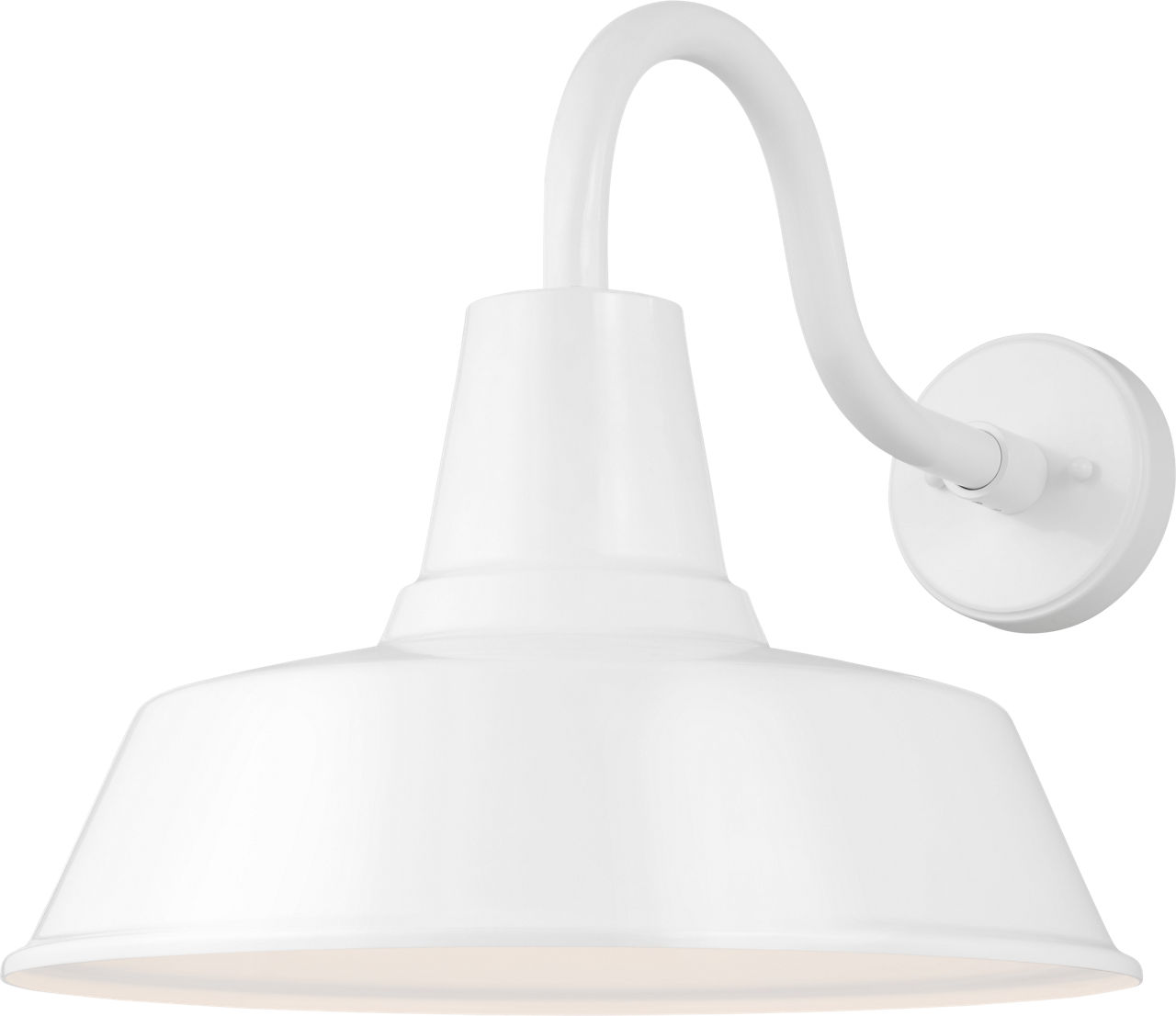Barn Light Extra Large One Light Outdoor Wall Lantern White