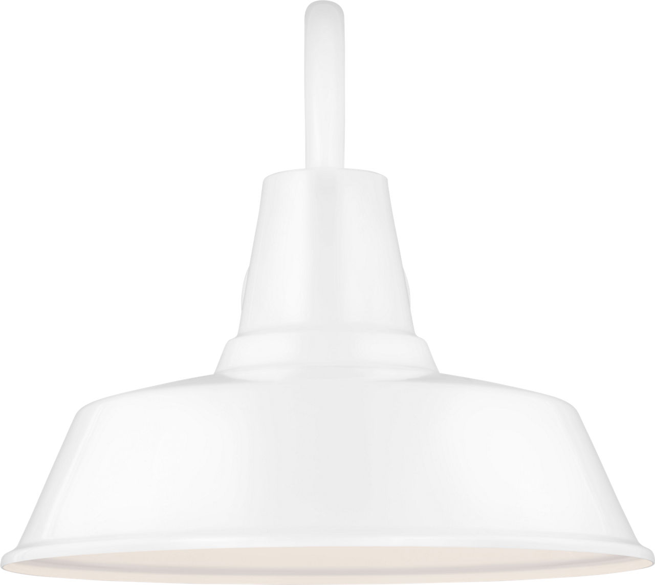 Barn Light Extra Large One Light Outdoor Wall Lantern White