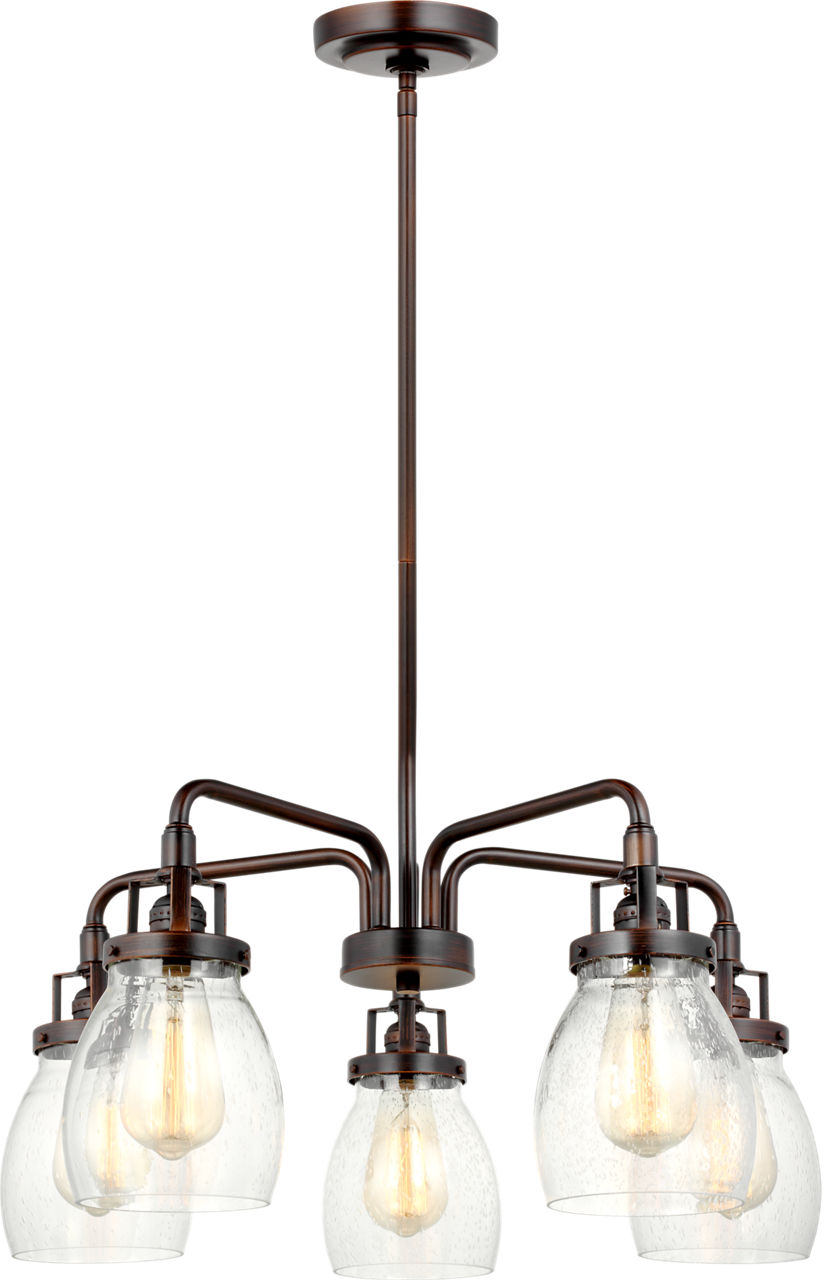 Belton Five Light Chandelier in  Bronze