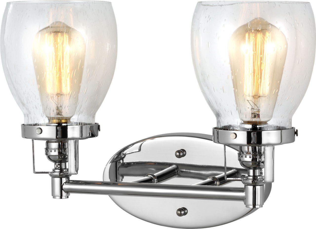 Belton Two Light Wall / Bath Sconce in Chrome