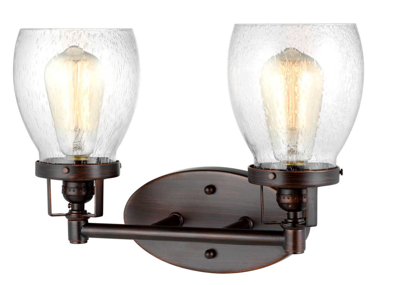 Belton Two Light Wall / Bath Sconce in Bronze