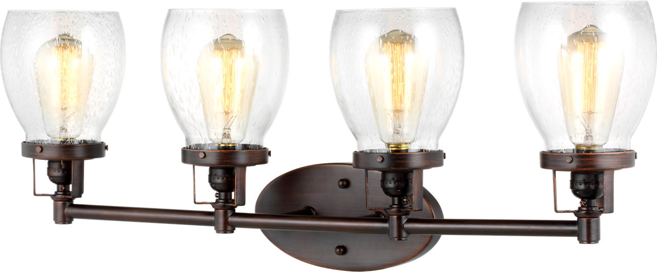 Belton Four Light Wall/ Bath Bronze