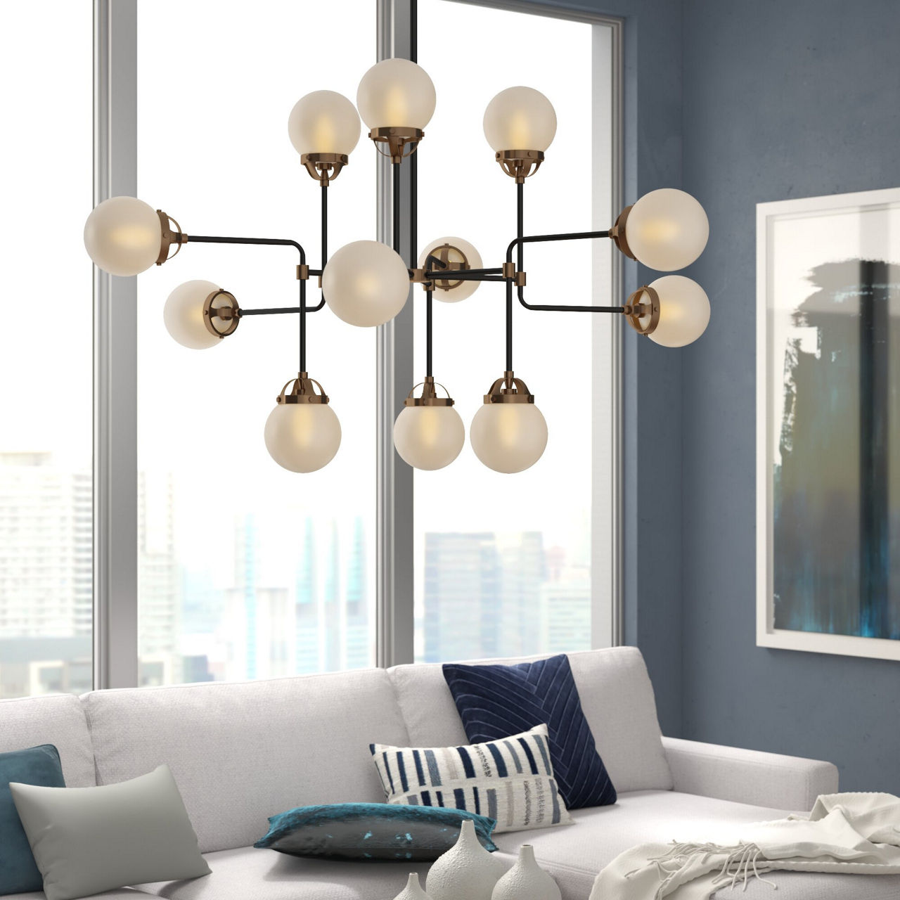 Cafe Large Chandelier - 3187912 | Visual Comfort