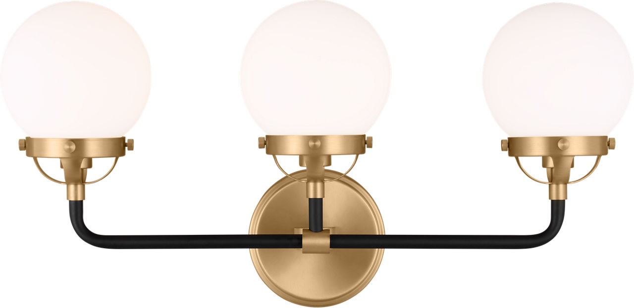 Cafe 3-Light Bath Sconce - 4487903 | Visual Comfort