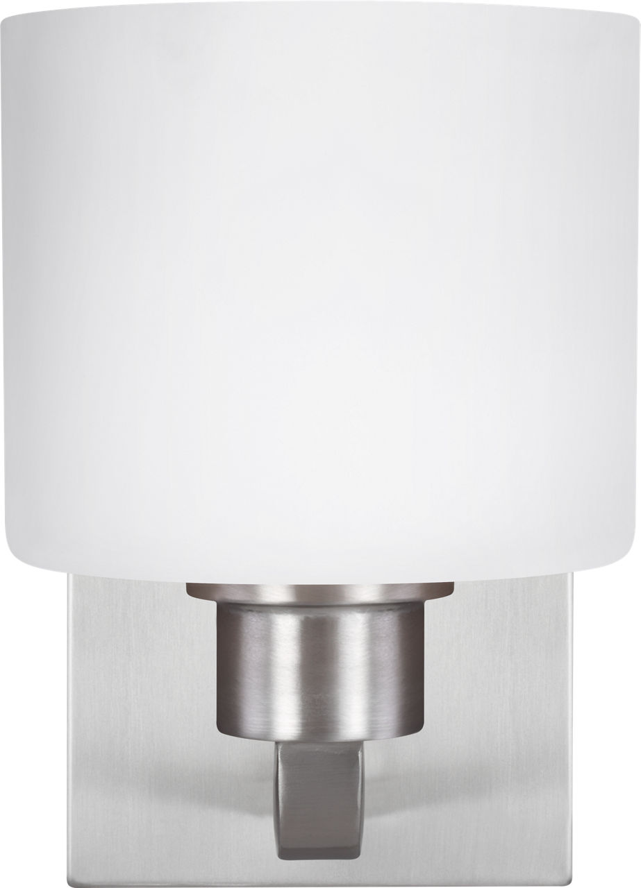 Canfield One Light Wall / Bath Sconce in Sconce Brushed Nickel