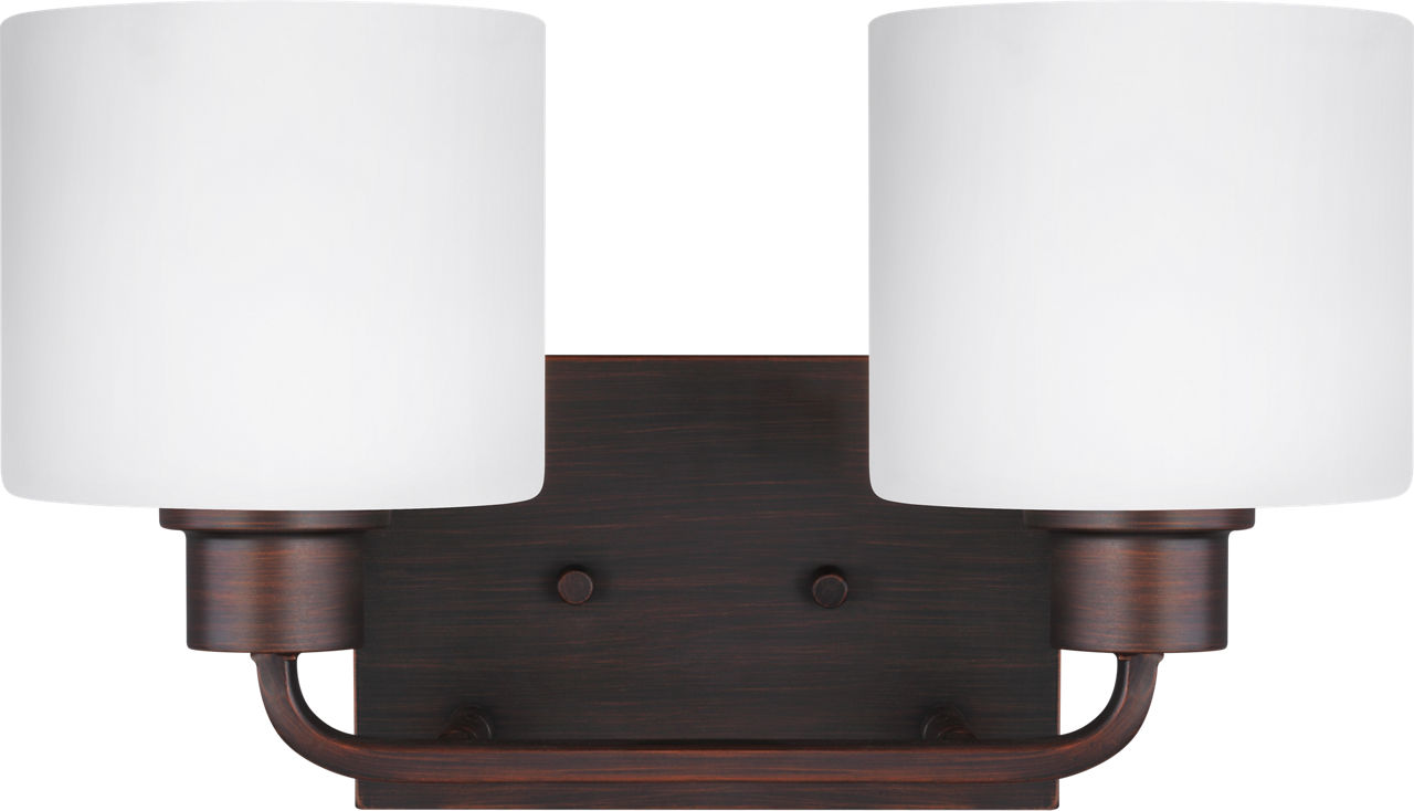 Canfield Two Light Wall / Bath Sconce in Bronze