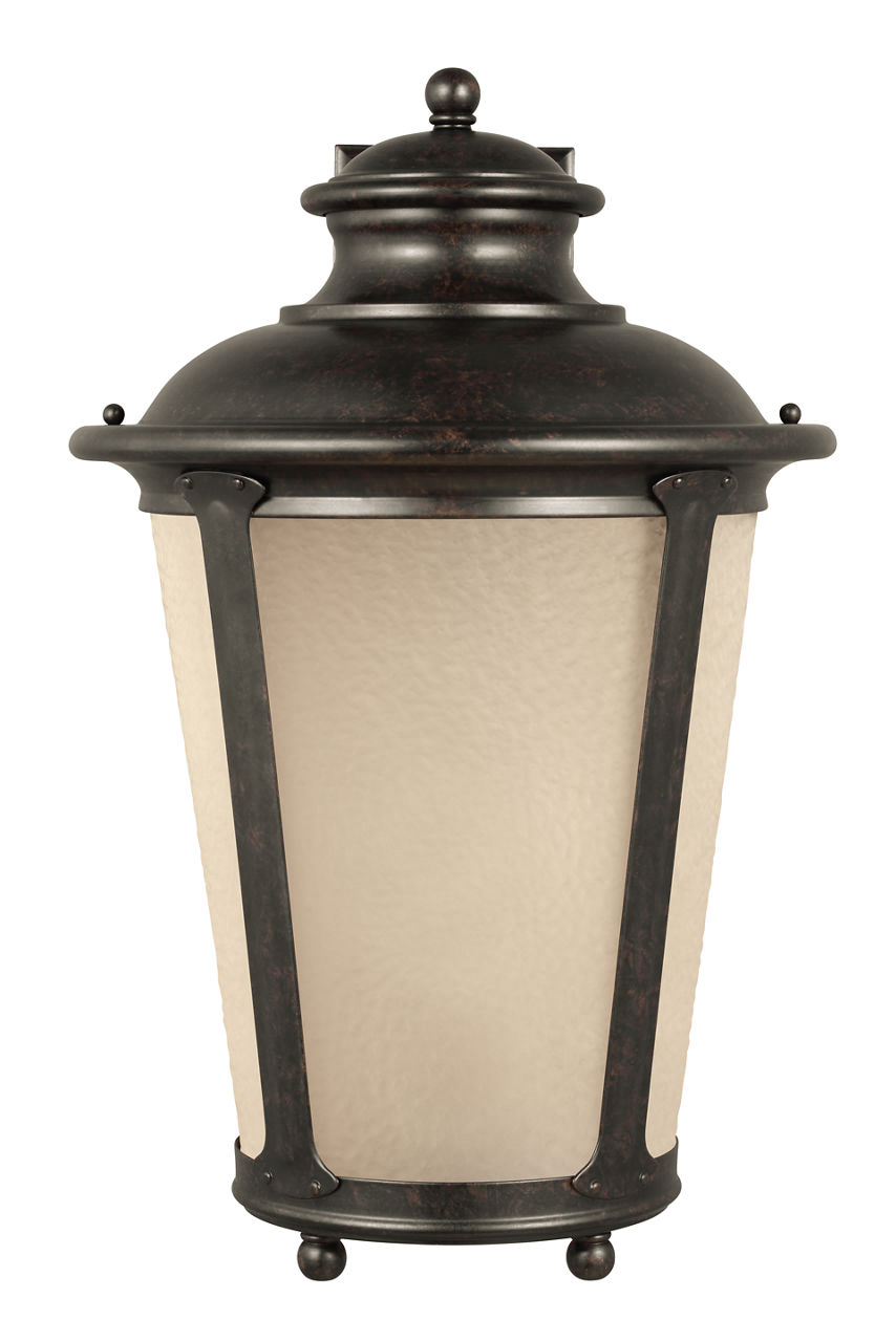 Cape May Extra Large One Light Outdoor Wall Lantern Burled Iron