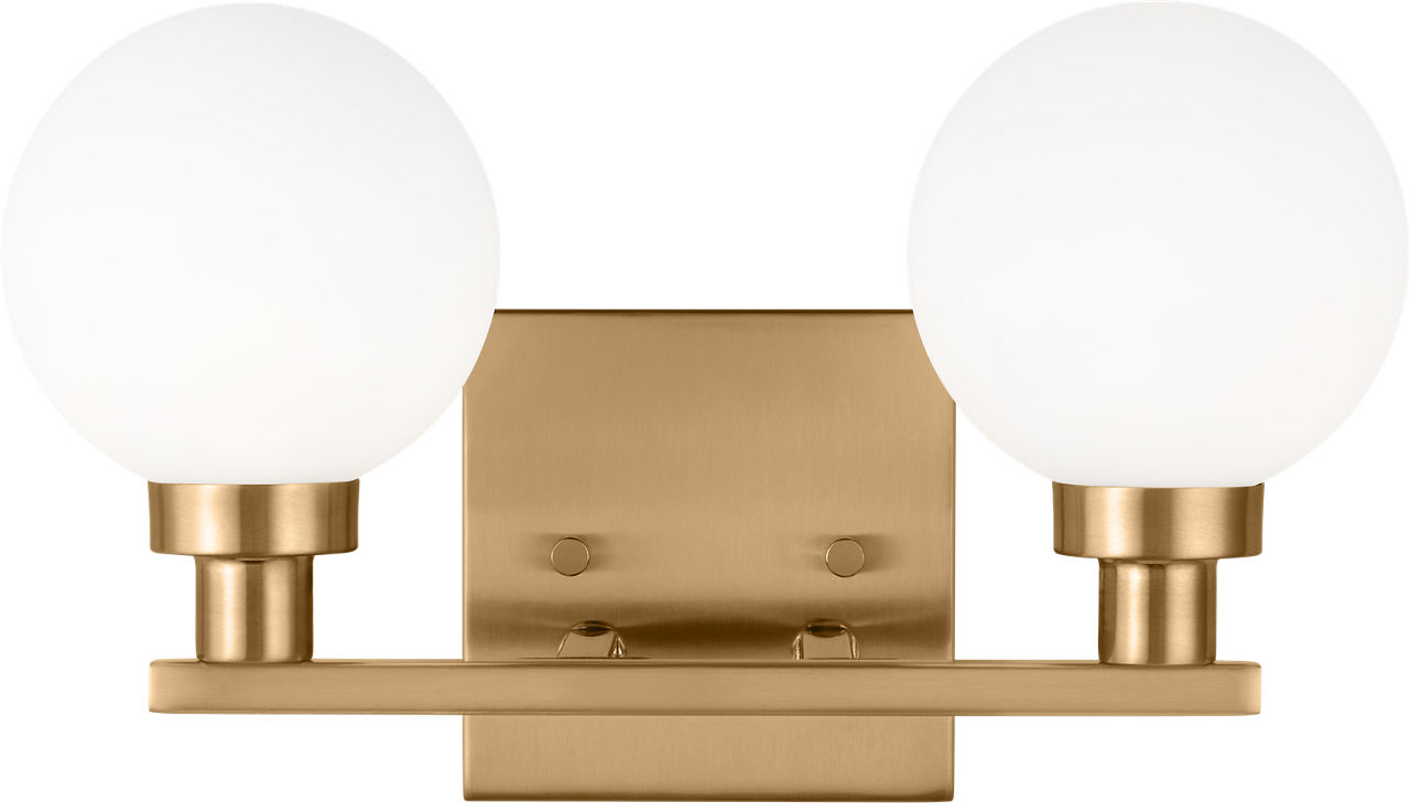 Clybourn Two Light Wall / Bath Satin Brass
