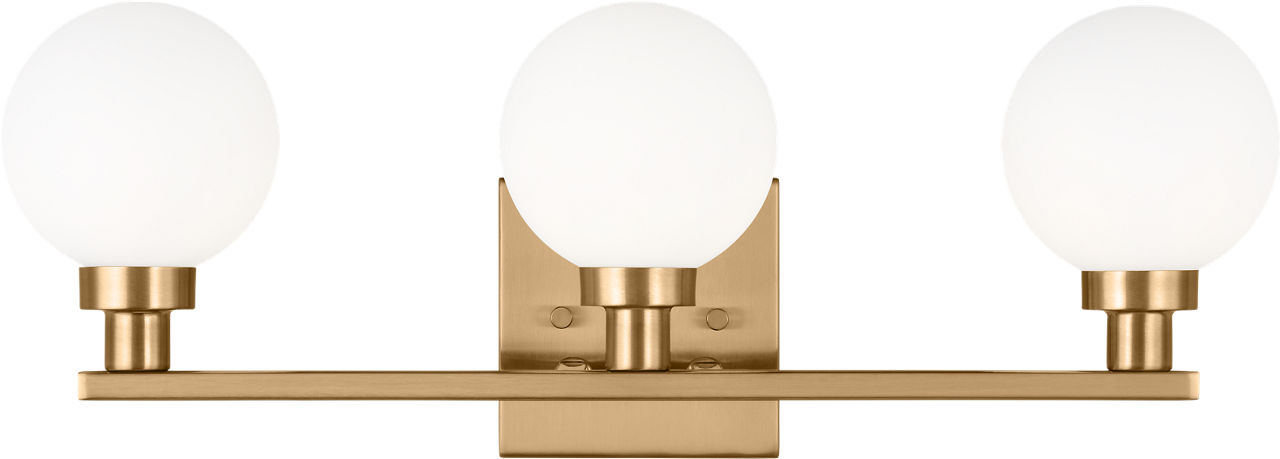 Clybourn Three Light Wall / Bath Satin Brass