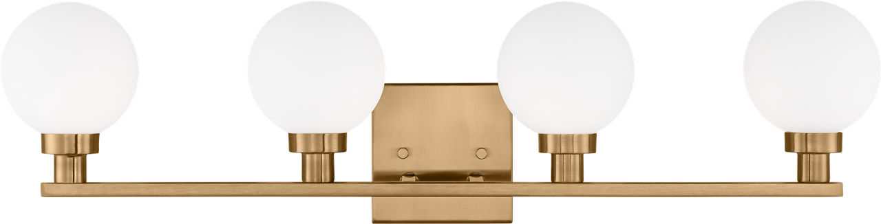 Clybourn Four Light Wall / Bath Satin Brass