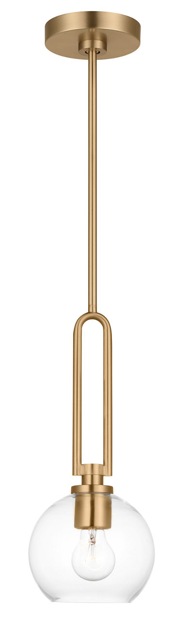 Codyn One Light Mini Pendant Satin Brass