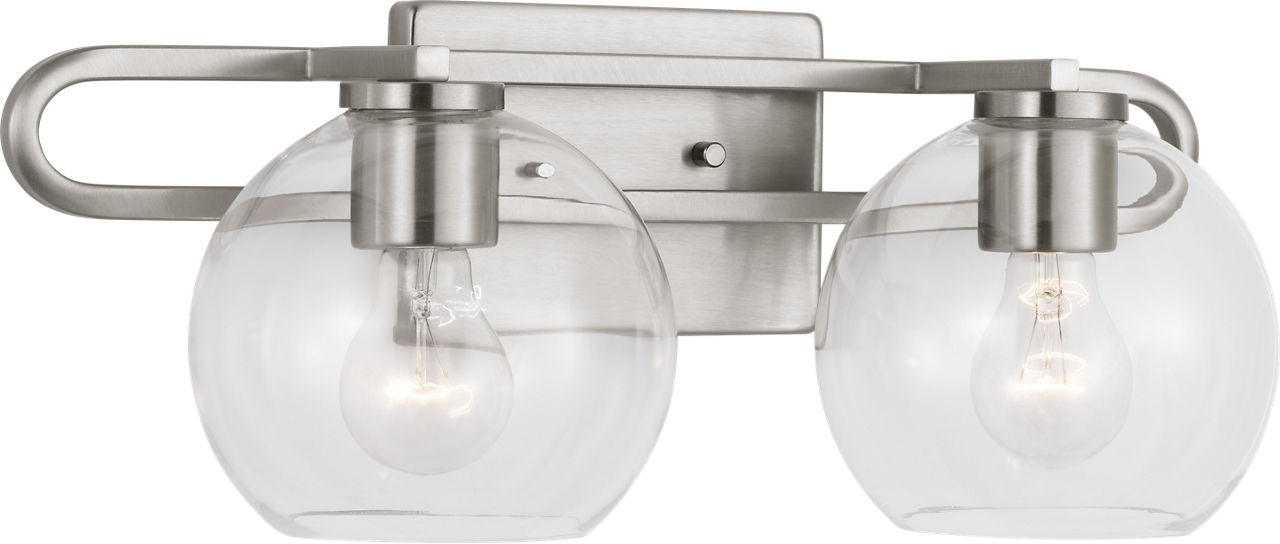 Codyn Two Light Wall / Bath Brushed Nickel