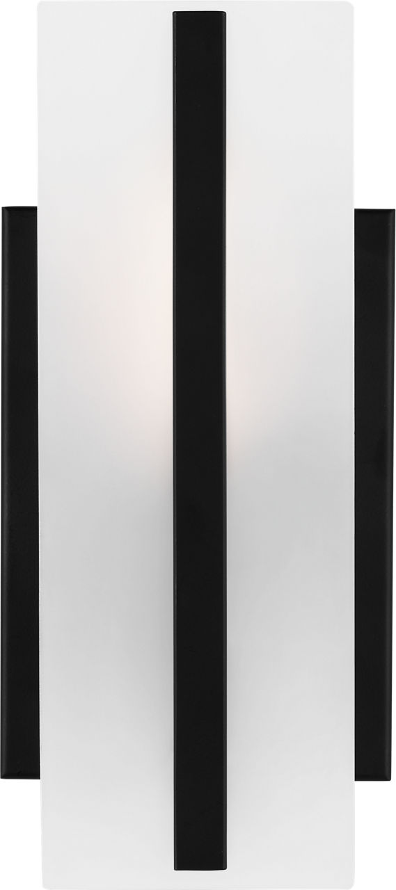 Dex One Light Wall / Bath Sconce Midnight Black
