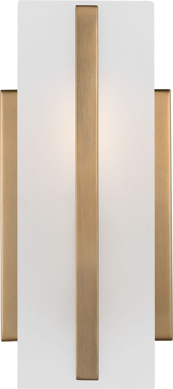 Dex One Light Wall / Bath Sconce Satin Brass