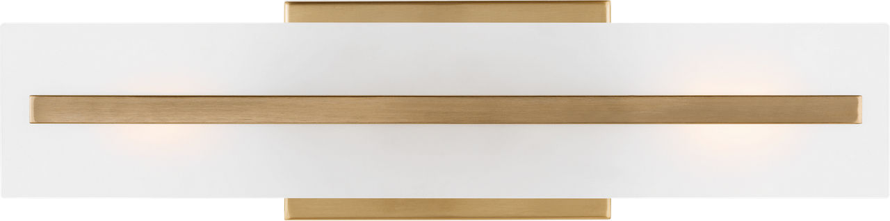 Dex Small Two Light Wall / Bath Satin Brass