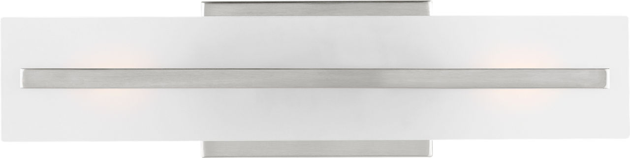 Dex Small Two Light Wall / Bath Brushed Nickel