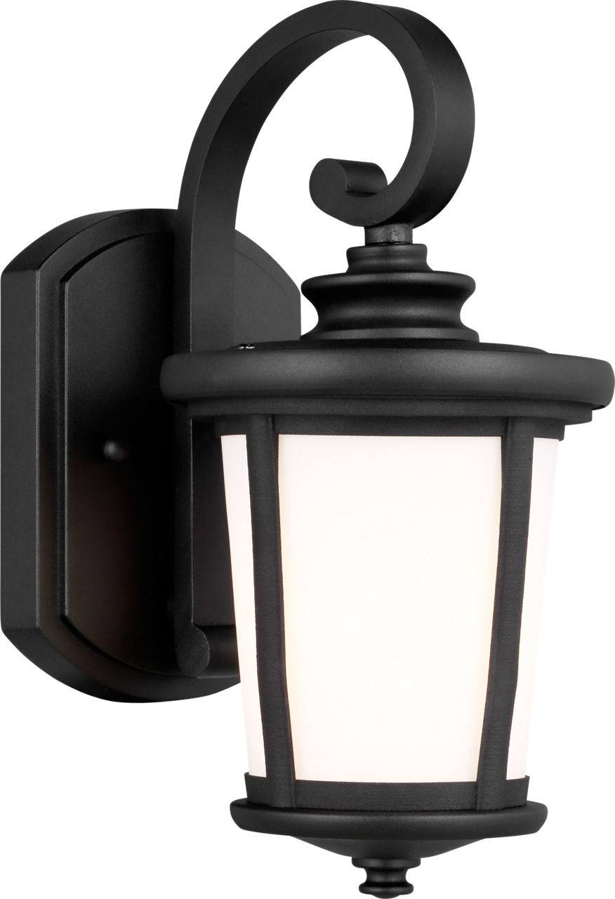 Eddington Small One Light Outdoor Wall Lantern Black