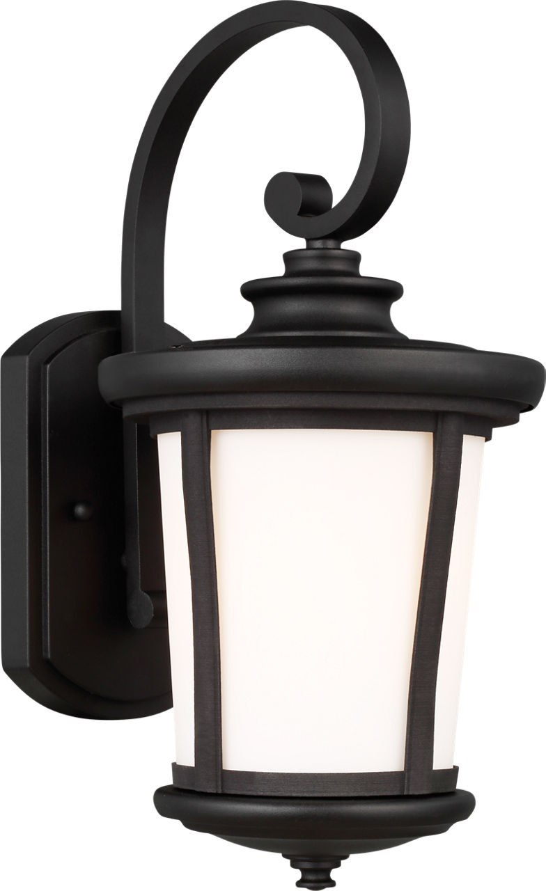 Eddington Medium One Light Outdoor Wall Lantern Black