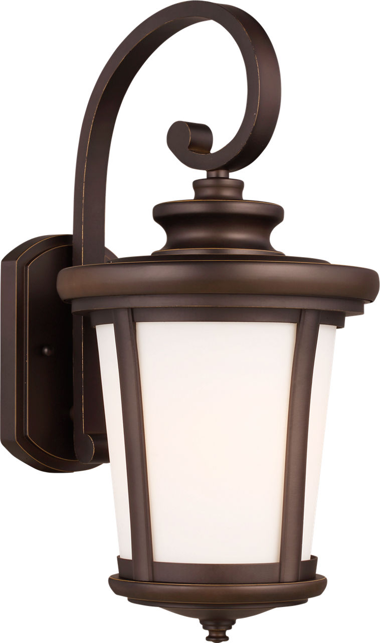 Eddington Large One Light Outdoor Wall Lantern Antique Bronze