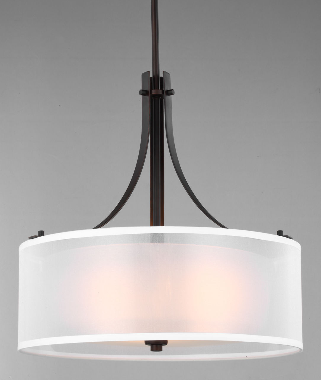 Elmwood Park Three Light Pendant Bronze
