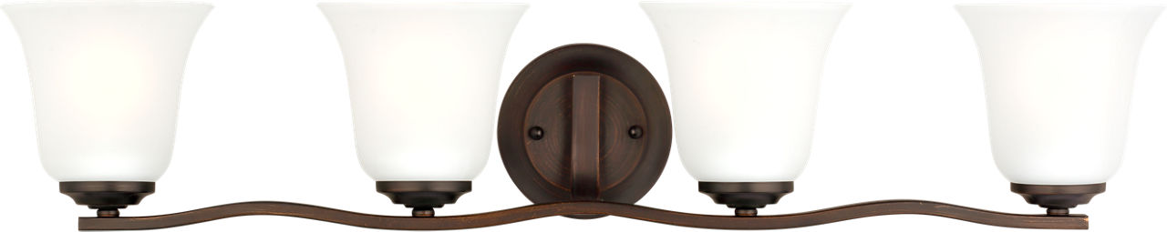 Emmons Four Light Wall / Bath Bronze