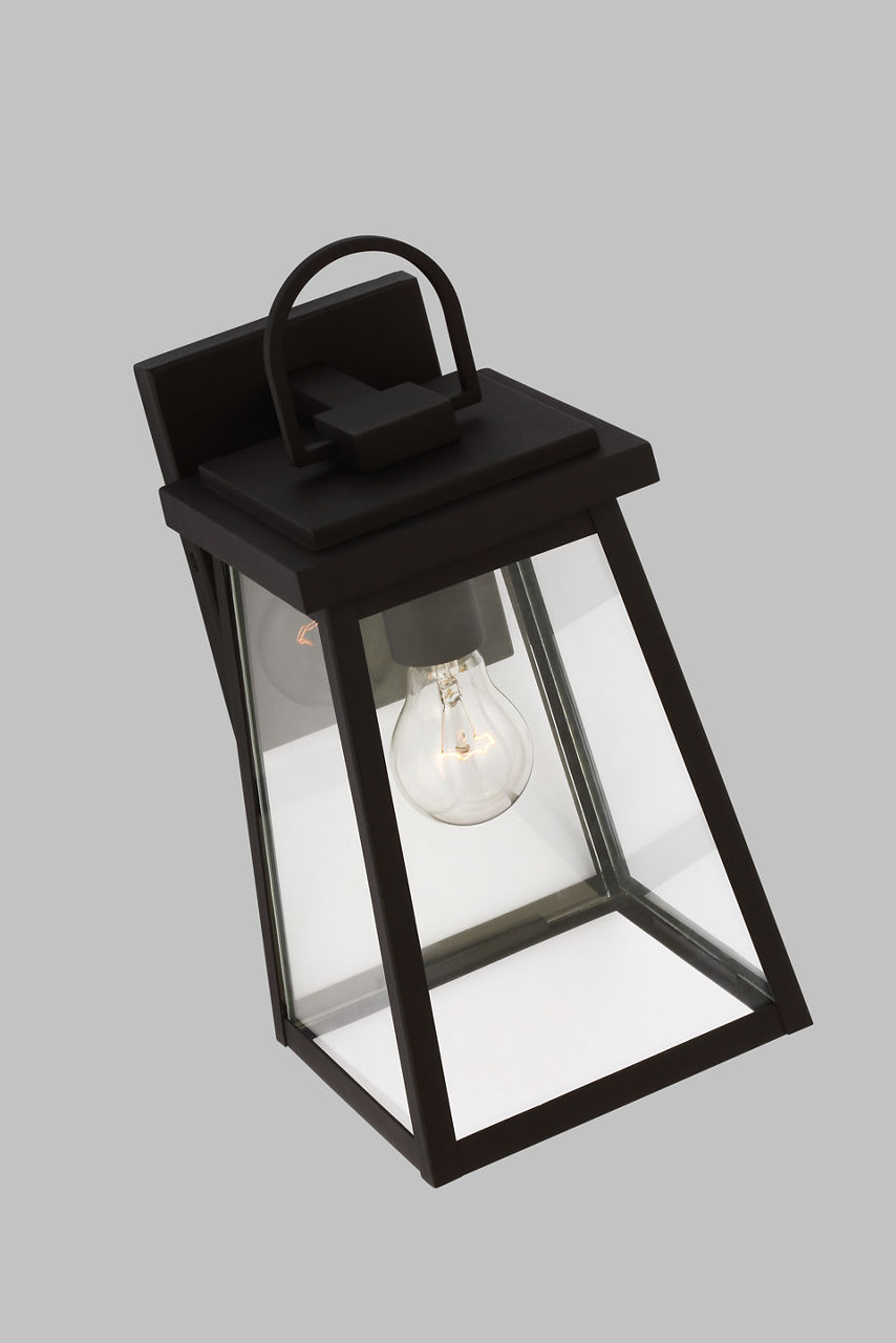 Founders Medium Wall Lantern in Black