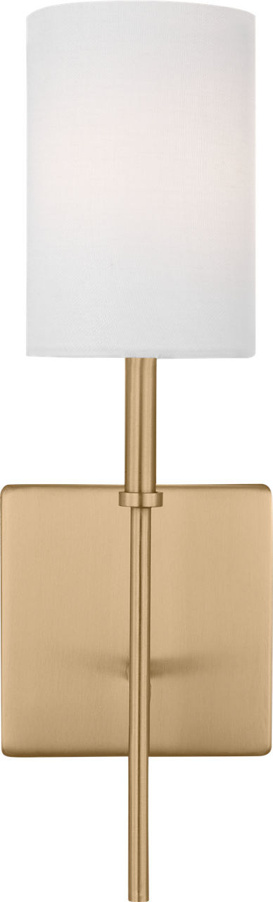 Foxdale 1-Light Sconce in Satin Brass