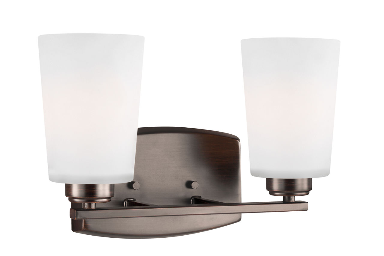 Franport Two Light Wall / Bath Sconce in Bronze