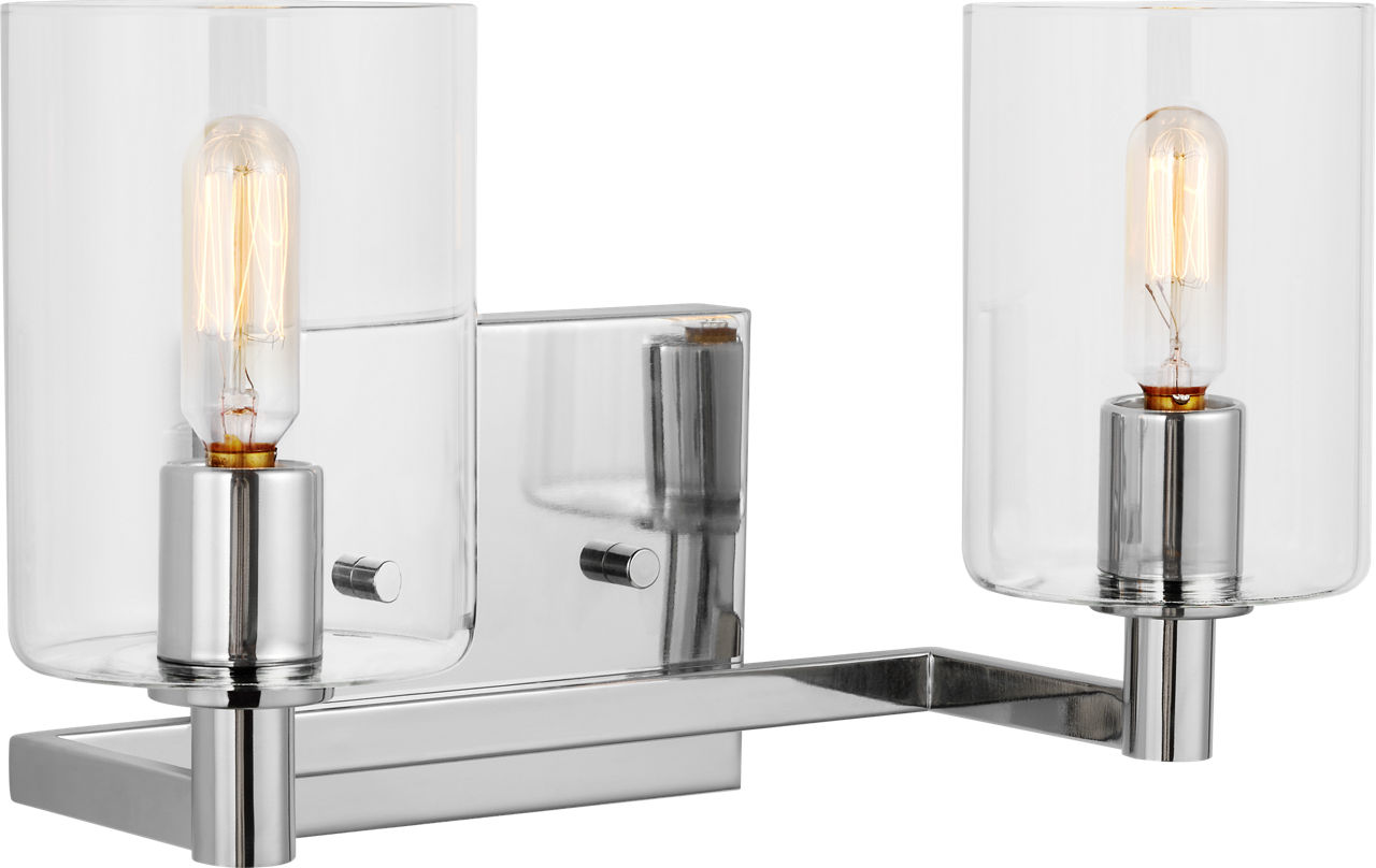 Fullton Two Light Wall / Bath Chrome