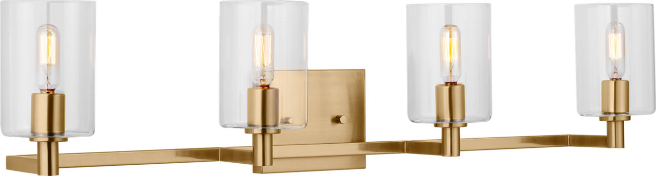 Fullton Four Light Wall / Bath Satin Brass