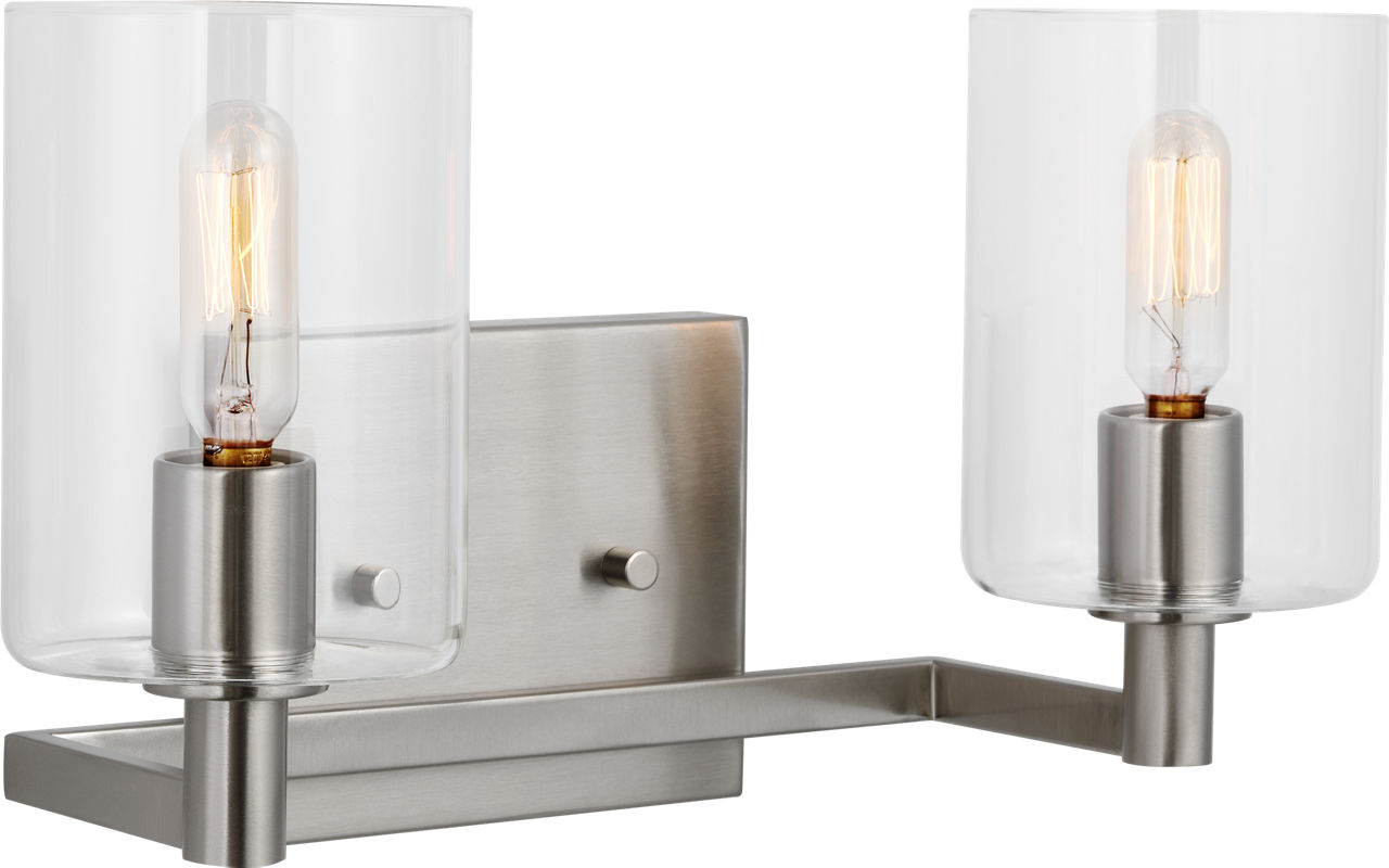 Fullton Two Light Wall / Bath Brushed Nickel