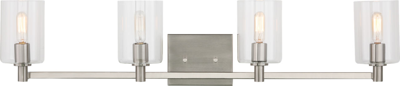 Fullton Four Light Wall / Bath Brushed Nickel