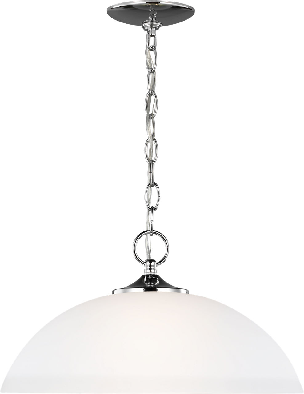 Geary One Light Pendant Chrome