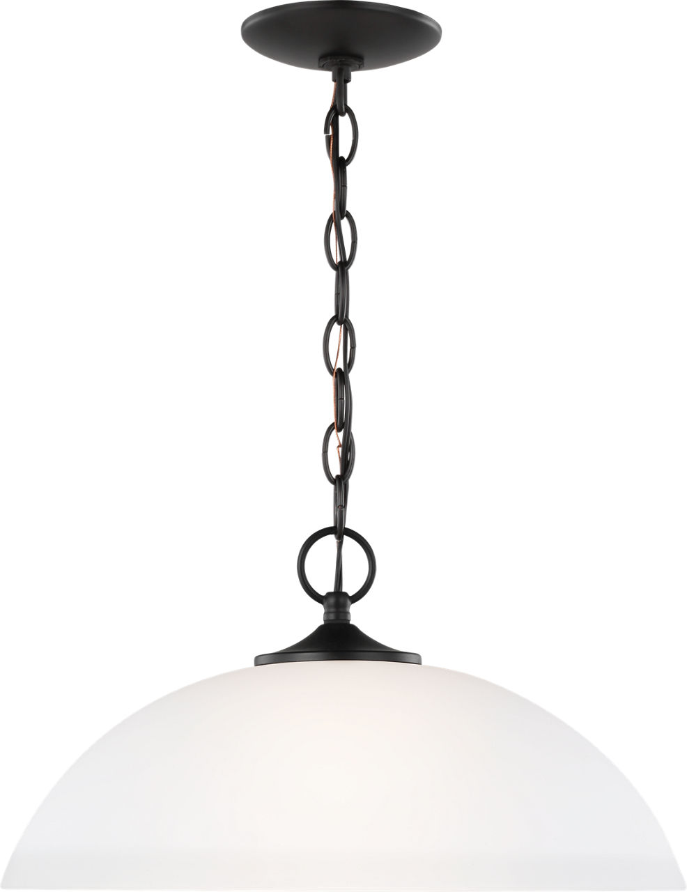 Geary One Light Pendant Midnight Black