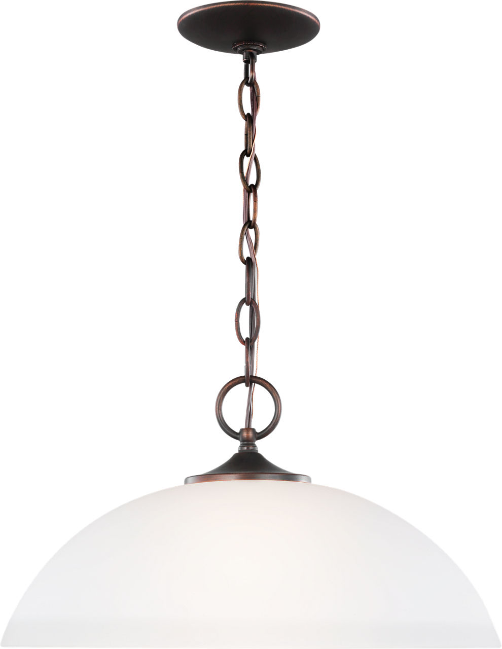 Geary One Light Pendant Bronze