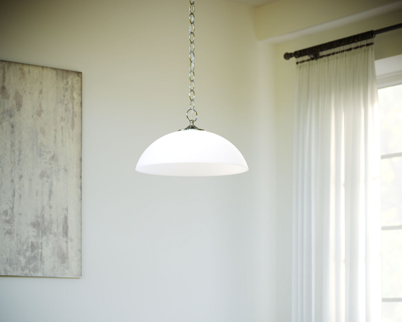 【FLYMe】Pendant Light Geary One Light Pendant - 6516501 | Visual Comfort