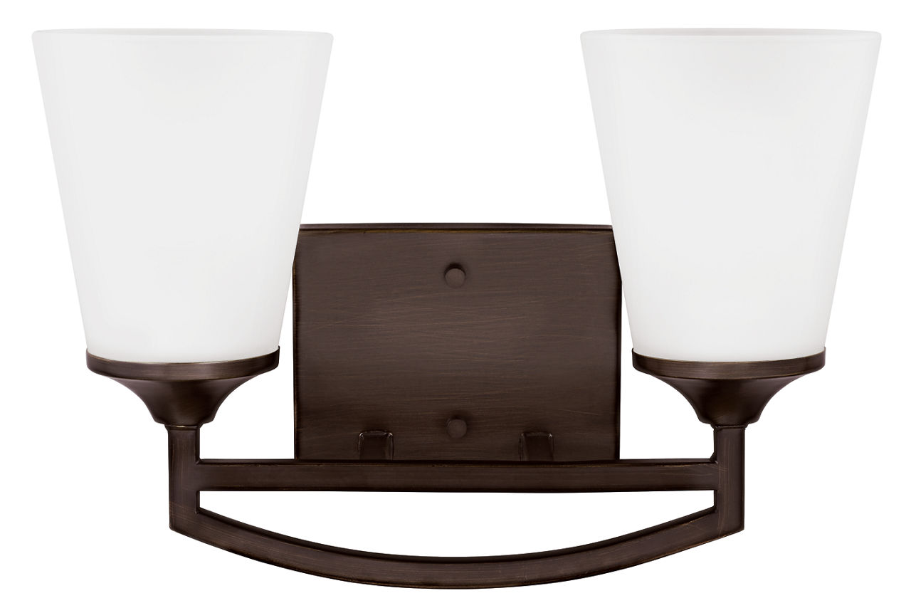 Hanford Two Light Wall / Bath Bronze
