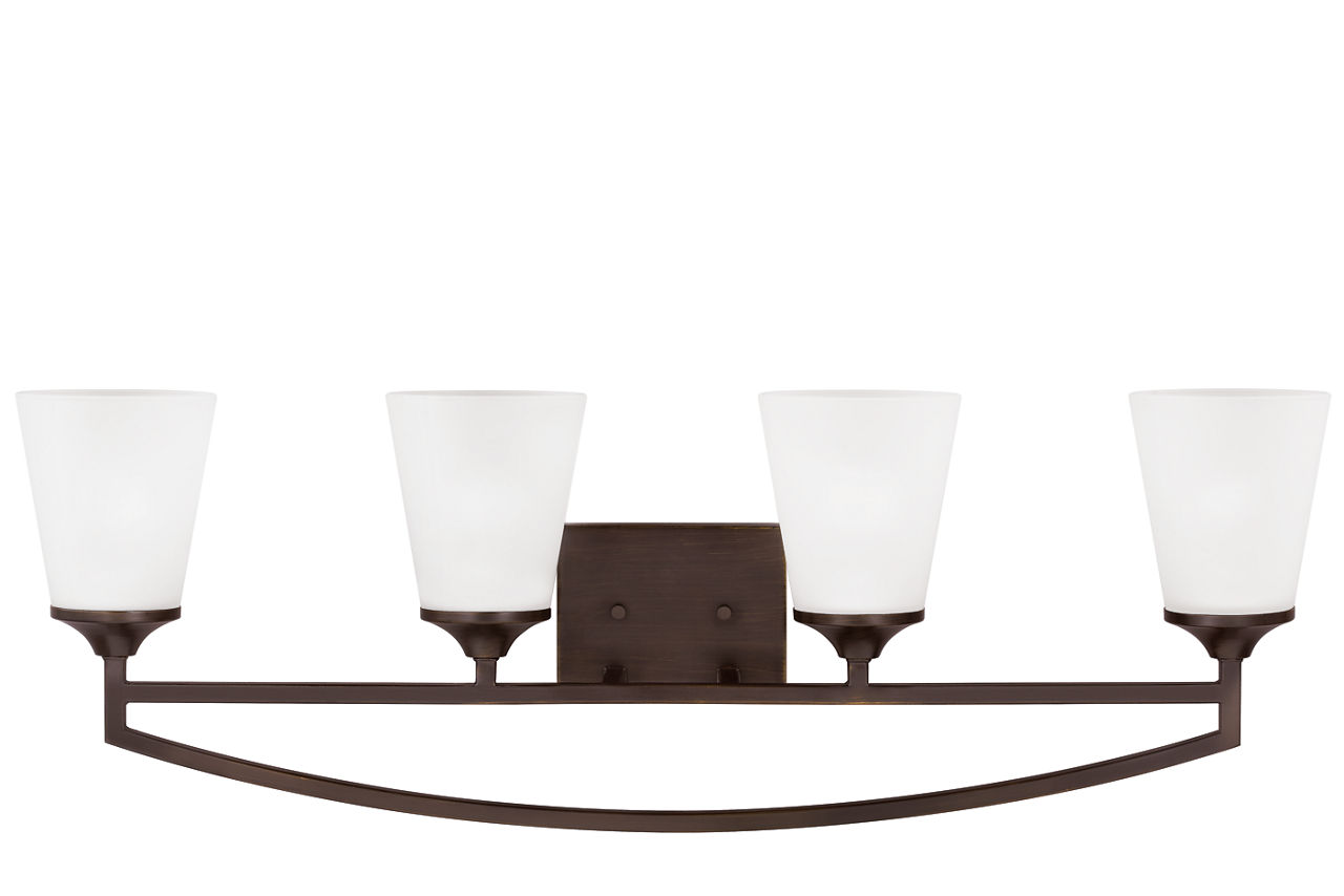 Hanford Four Light Wall/ Bath Bronze