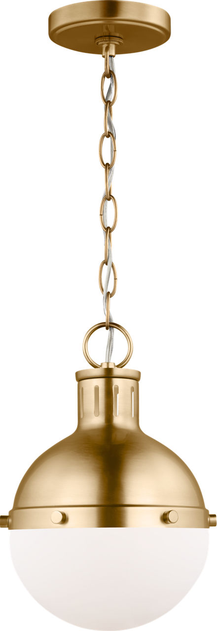 Hanks One Light Mini Pendant Satin Brass