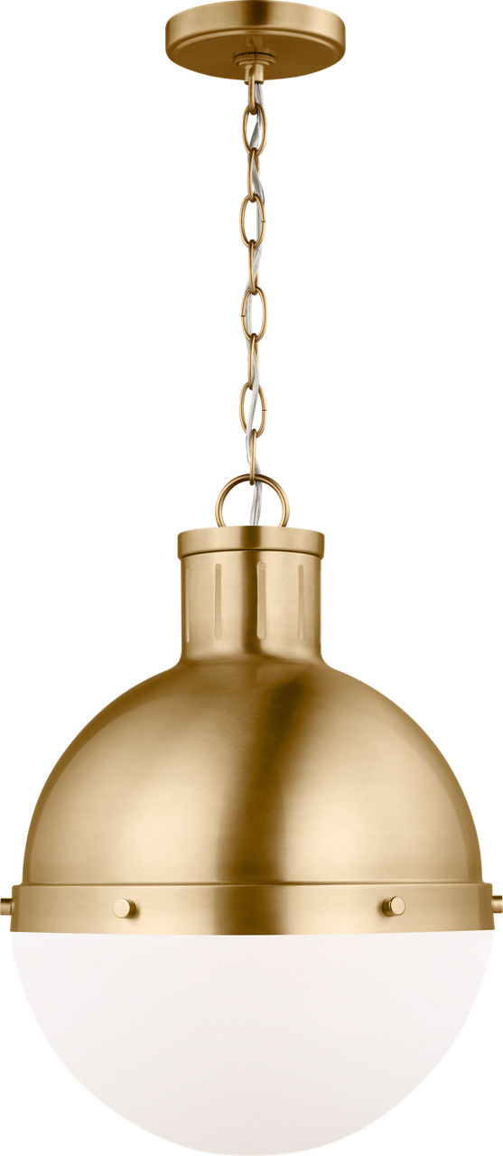Hanks One Light Medium Pendant Satin Brass