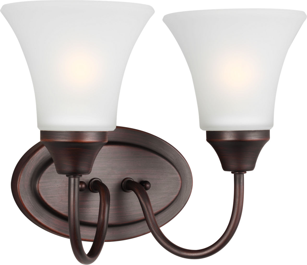 Holman Two Light Wall / Bath Bronze Bulbs Included
