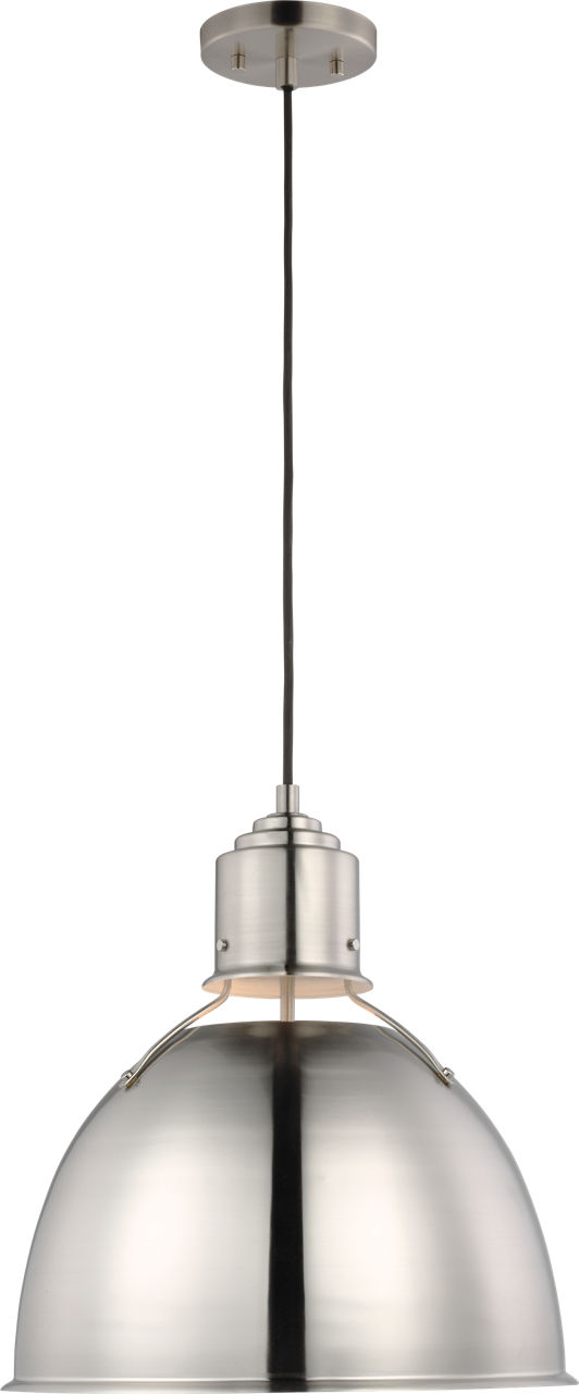 Huey&#x20;One&#x20;Light&#x20;Medium&#x20;Pendant&#x20;Brushed&#x20;Nickel