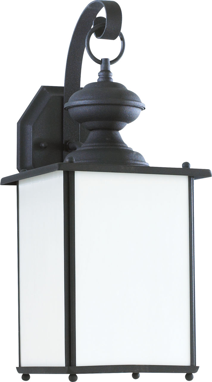 Jamestowne One Light Outdoor Wall Lantern Black Bulbs Inc